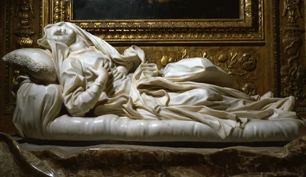 Den salige Ludovica Albertoni, 1674 (marmor)